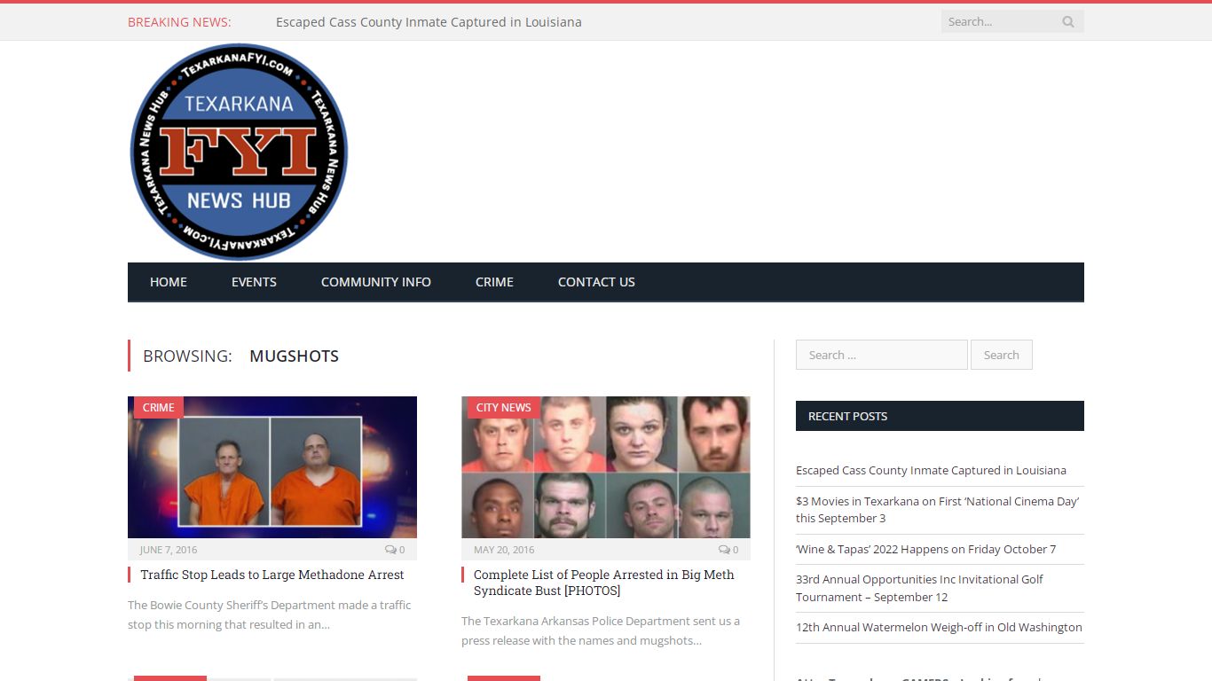 Mugshots Archives - Texarkana FYI