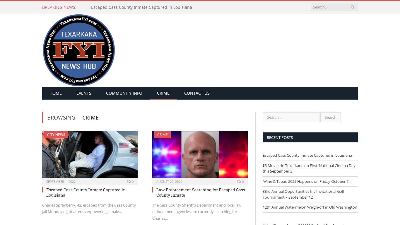 Crime Archives - Texarkana FYI